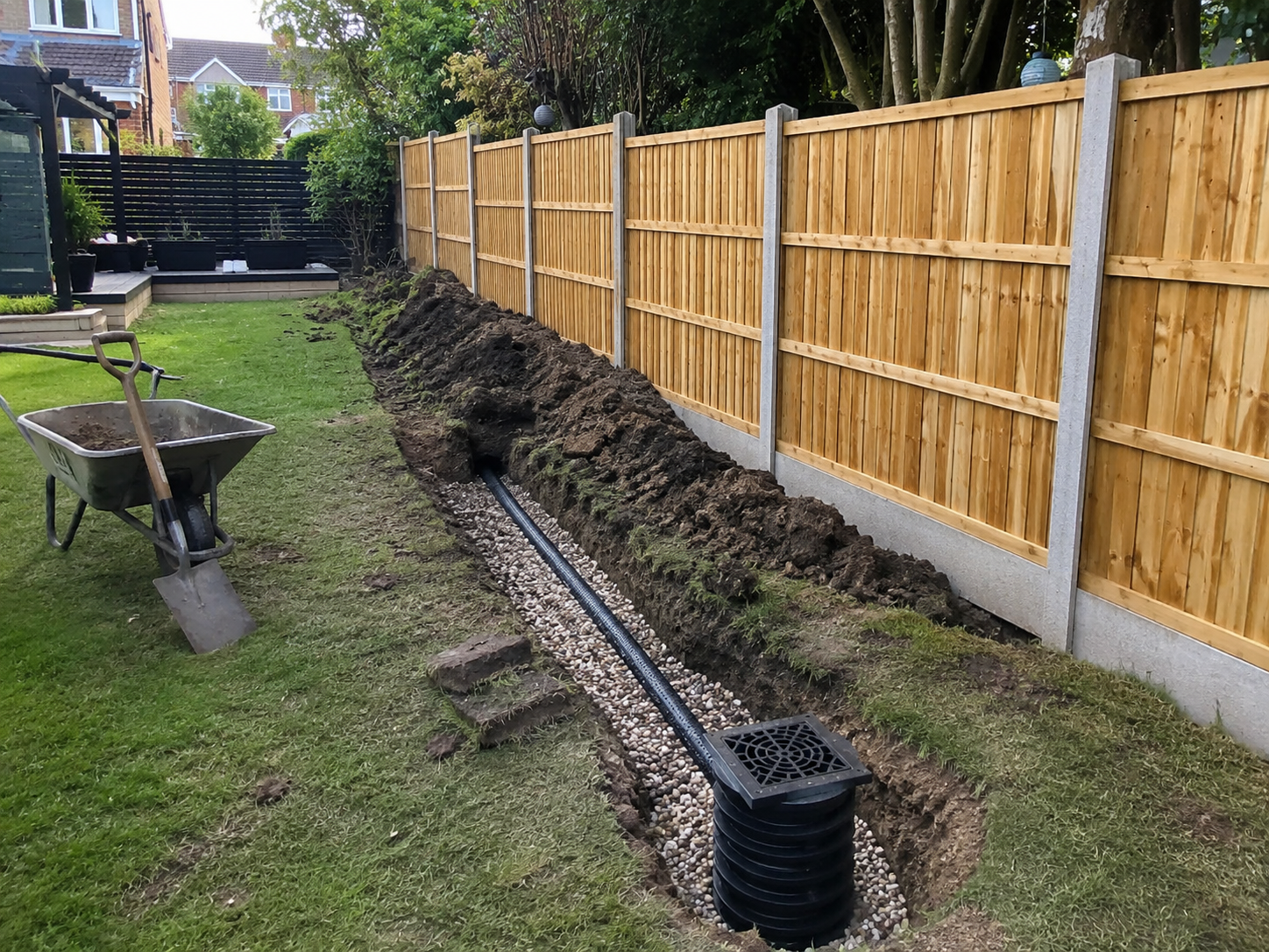 Fencing, drainage & groundworks